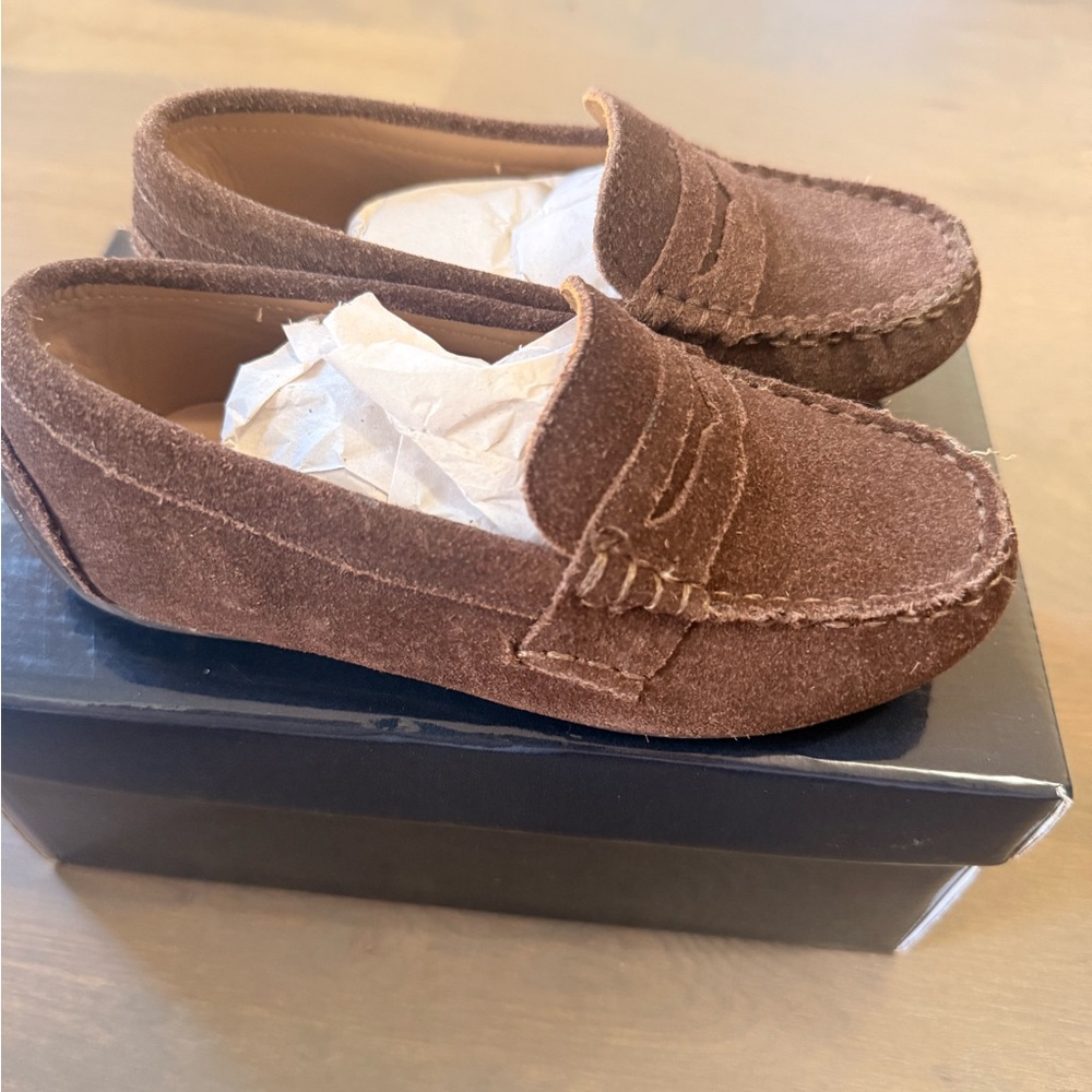 Ralph Lauren Polo Brown Toddler Shoes - Picture 2 of 6